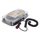 240 светодиодный автомобиль стробоскопа Предупреждение светильник Янтарный красные, синие полиции мигающий аварийный светильник Маяк безопасности дорожного движения сигнальная лампа 12V