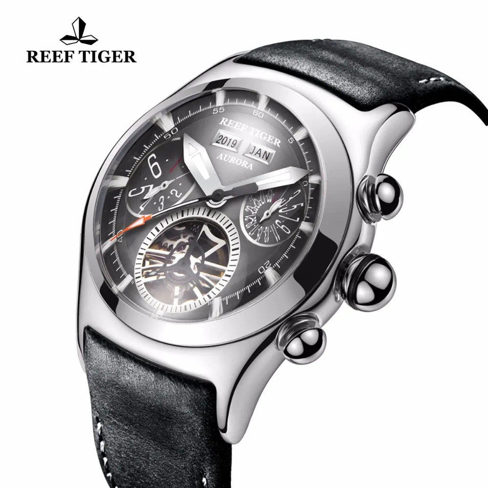 Спортивные часы Reef Tiger/RT Ourdoor мужские водонепроницаемые светящиеся