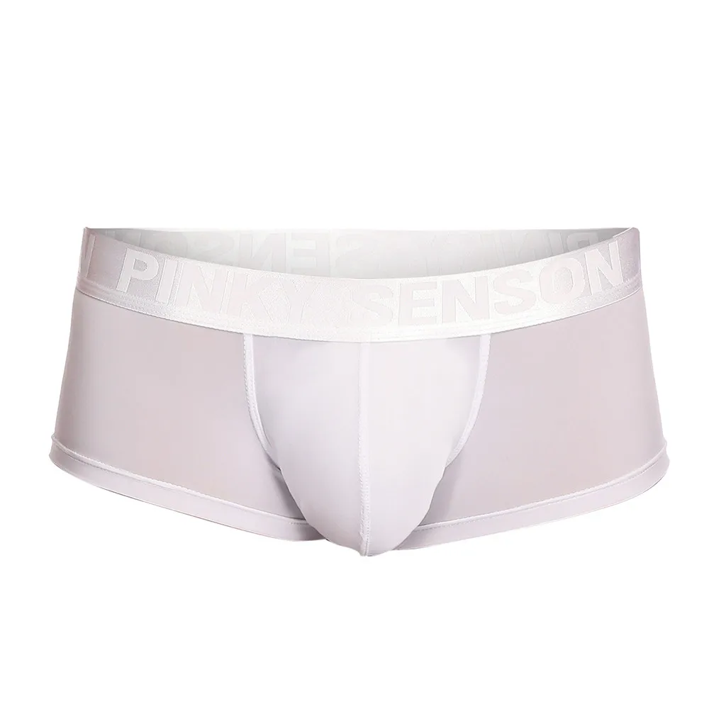 FeiTong, боксеры, мужские, Cueca, одноцветные, боксеры, шорты, с мешочком, ультратонкие трусы, одежда для геев, мужское нижнее белье, боксеры, бренд