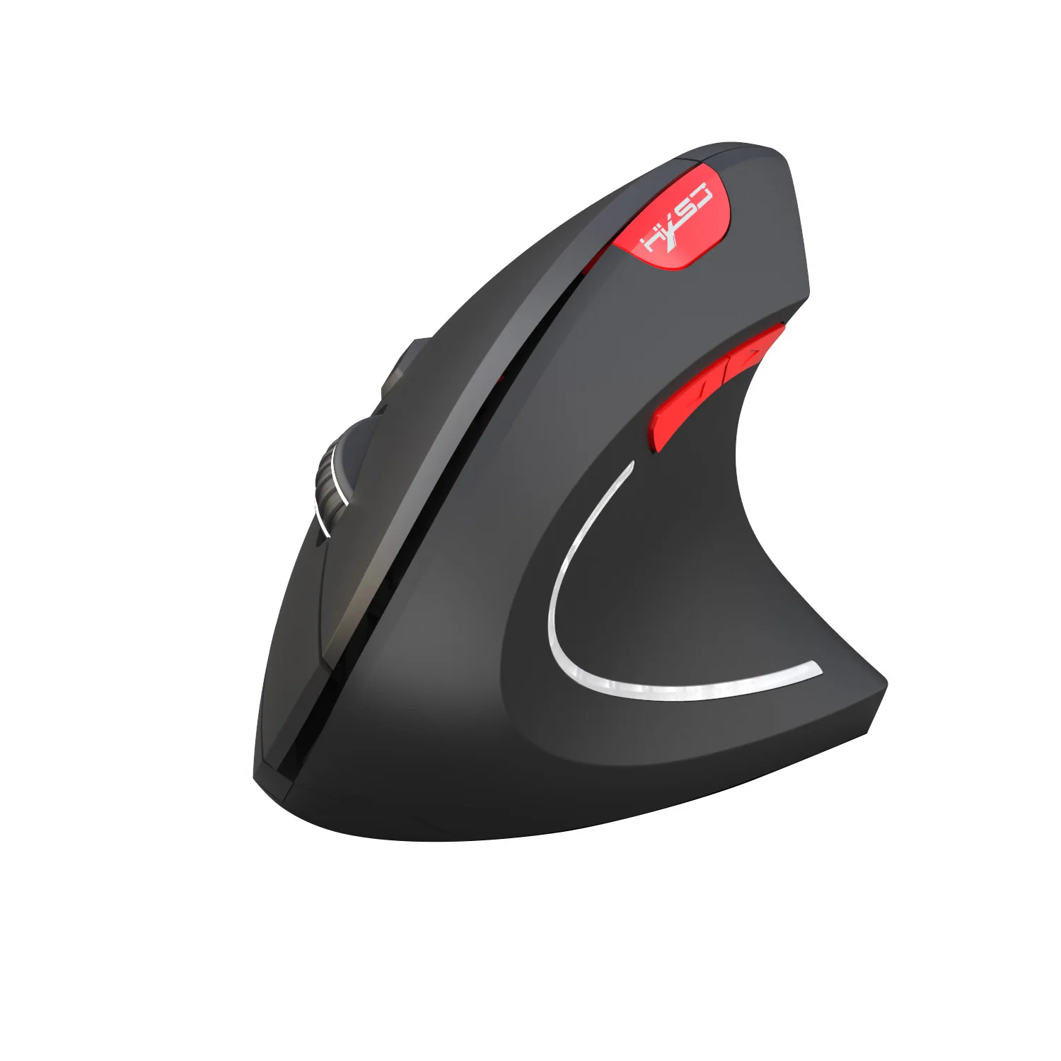 Black Hxsj T29 Bluetooth беспроводная мышь Вертикальная Эргономичная Регулируемая Dpi 800 1600 2400 6 Кнопка для ноутбука - Цвет: Black