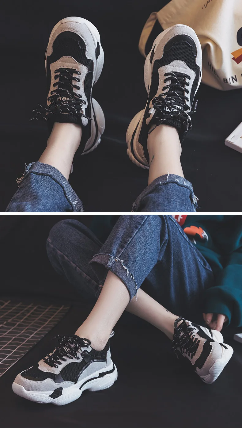 FUJIN Brand Women Casual Sneakers Women Shoes Spring Autumn Summer Female Shoes Lace Up Comfortable for Women Shoes