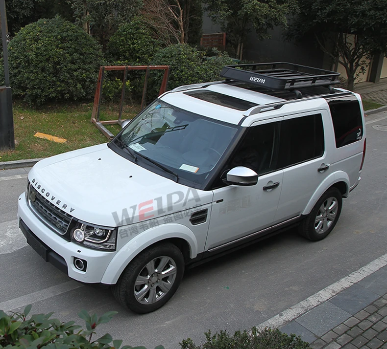 Багажник на крышу из алюминиевого сплава для Land Rover Дискавери 4 LR4 2010- рельсы бар багаж Перевозчик Бар топ поперечные стойки железнодорожные коробки