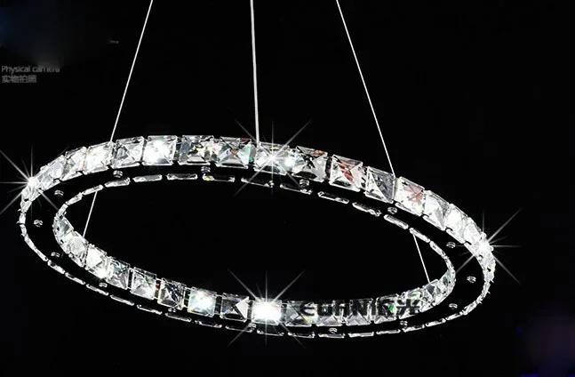 Акция 40 см кольцо Raimond хрустальная люстра освещение Люкс Led Круглый 1 слой