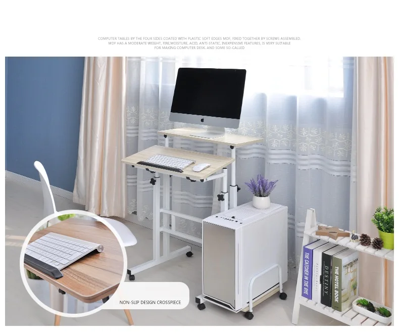 Стоя wo язык ноутбук Desktop comter стол подъемный стол