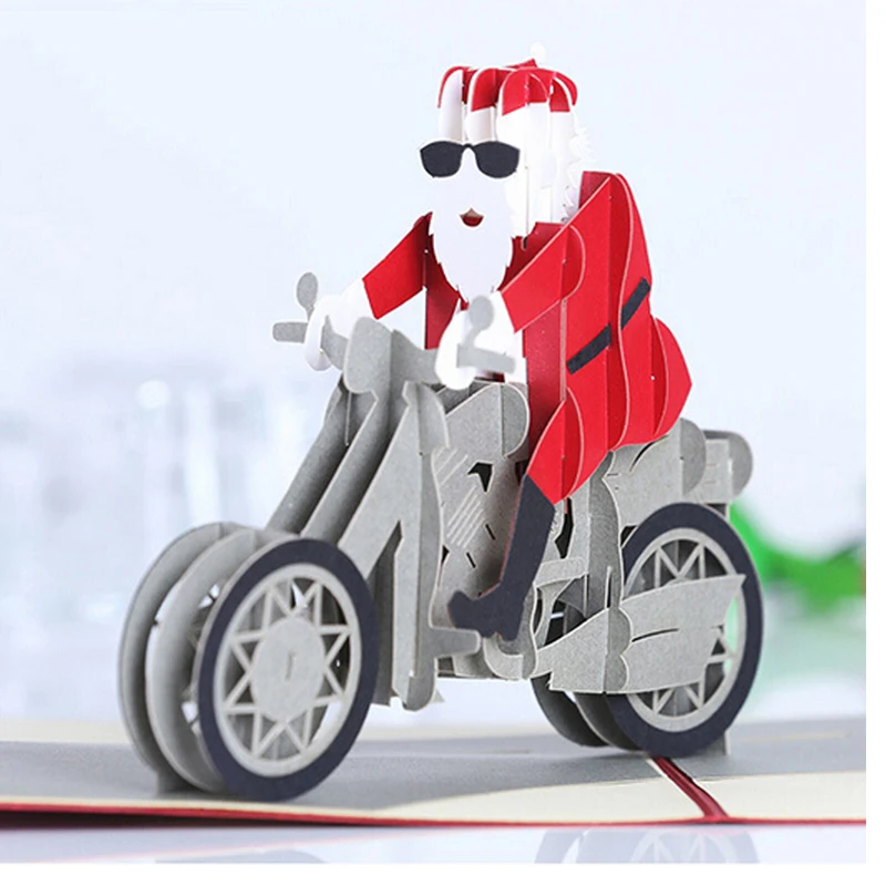 3D всплывающие поздравительные открытки лазерная резка почтовая карта на день