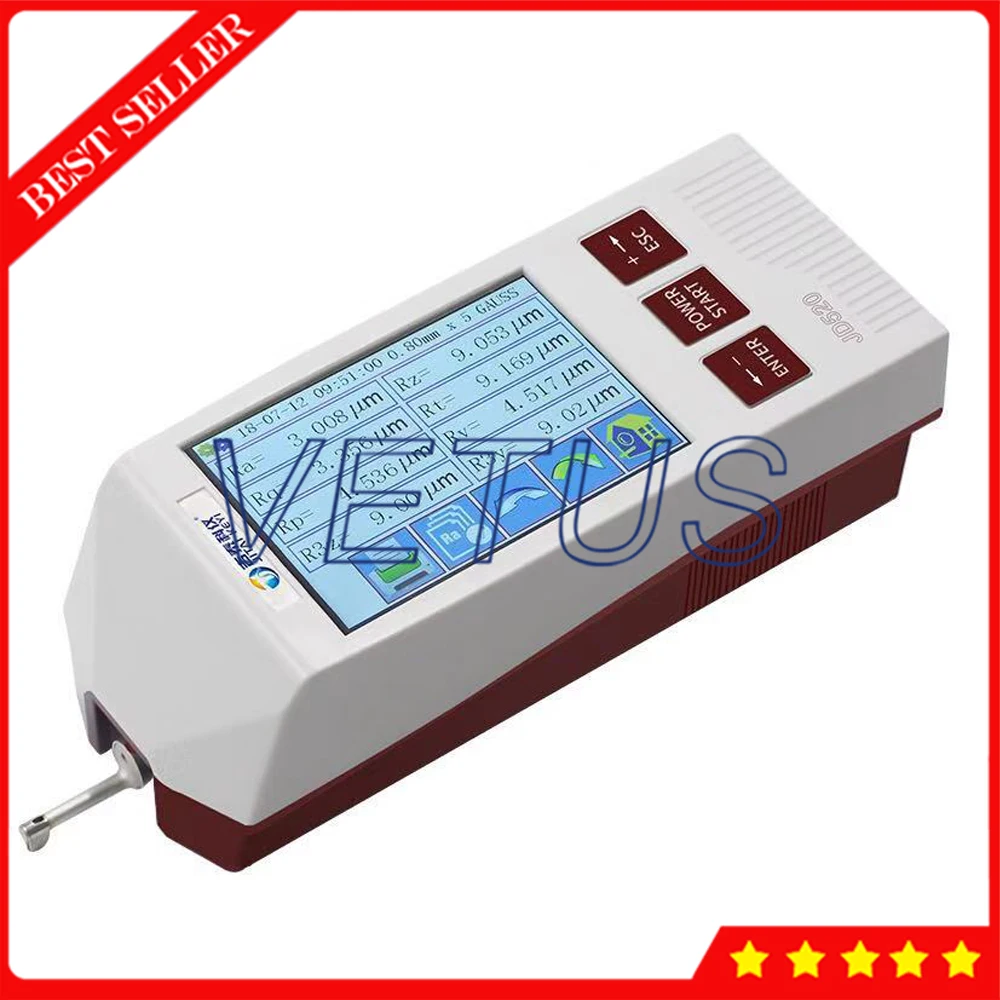 

JD520 Portable Surface Roughness Tester Measurement range up to 160um With 22 Parameters Non Destructive Surface Roughness Gauge