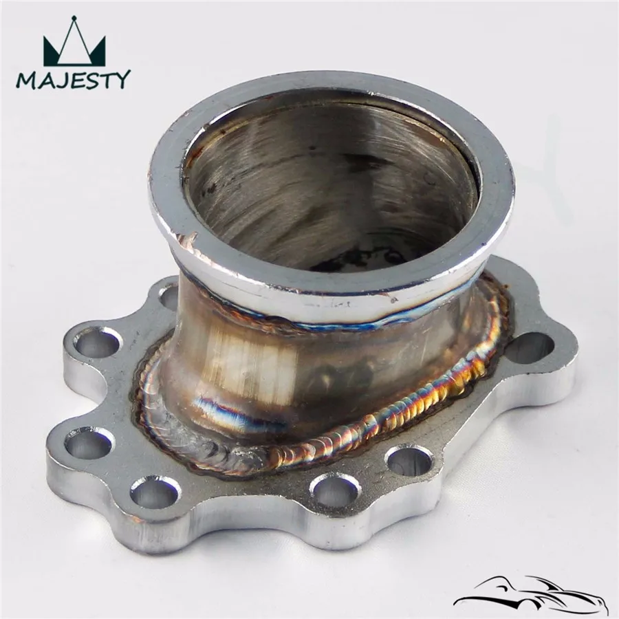 К T25 T28 GT25 GT28 2 5 &quot63 мм V band зажим фланец турбо дамп Труба Адаптер|flange turbo|turbo adapterturbo