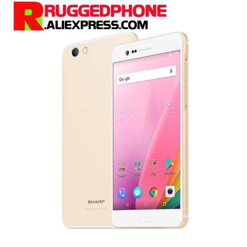 Оригинальные Sharp z3 4 Гб + 64 Snapdragon652 Octa core 5 7 дюймов 16MP 2540*1440 3100 мАч Android 0 4G LTE