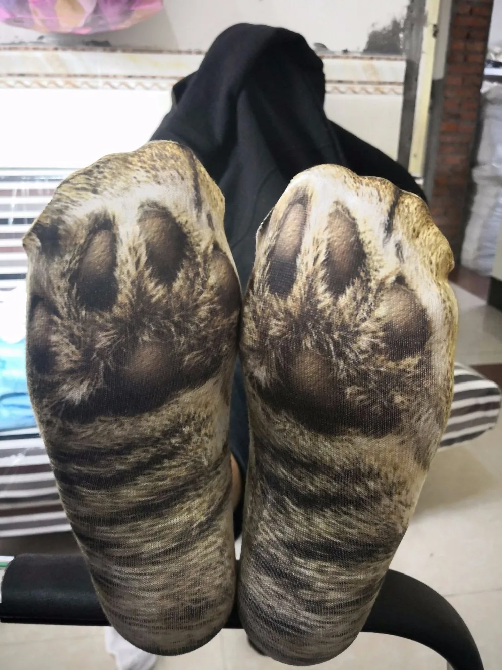 Носки с животными 3D Животные лапы рисунком классные забавные женские короткие