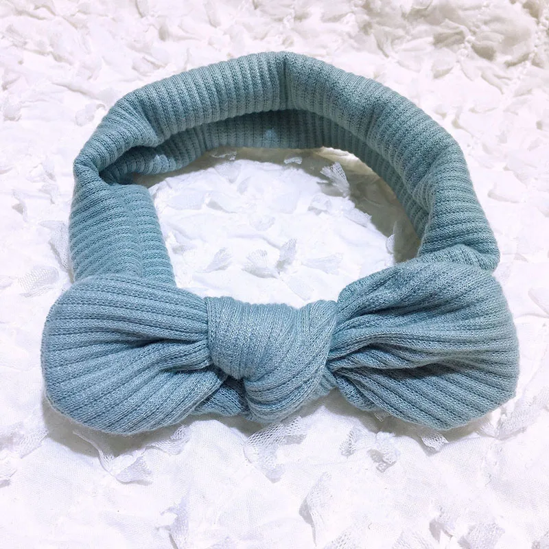 Повязка на голову для маленьких девочек вязаные повязки новорожденных мягкие