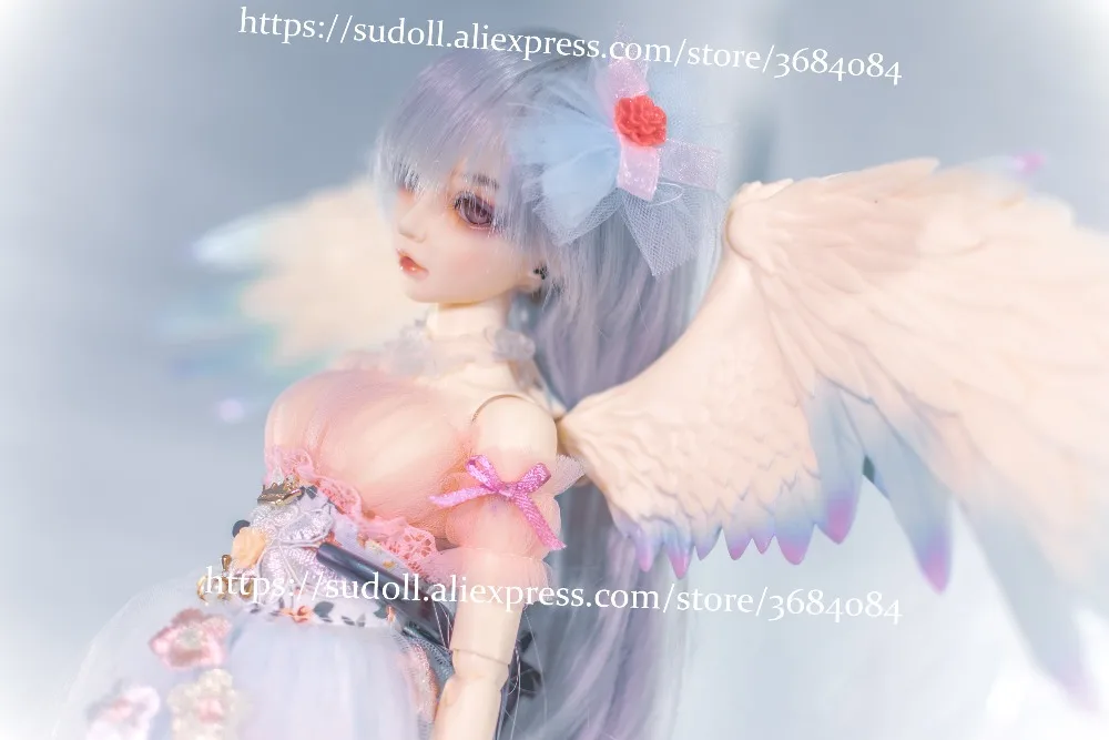 SuDoll 1/4 BJD SD кукла девушки смолы голый Неокрашенный тело кукла+ глаза милые игрушки высокого качества лошадь