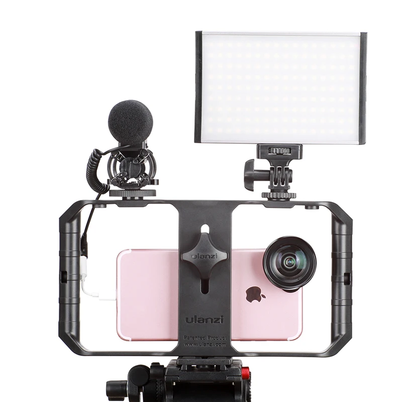 Ulanzi U-Rig Pro смартфон видео Rig 3 стойки для обуви Filmmaking Чехол ручной видео стабилизатор телефона штатив с зажимом подставка