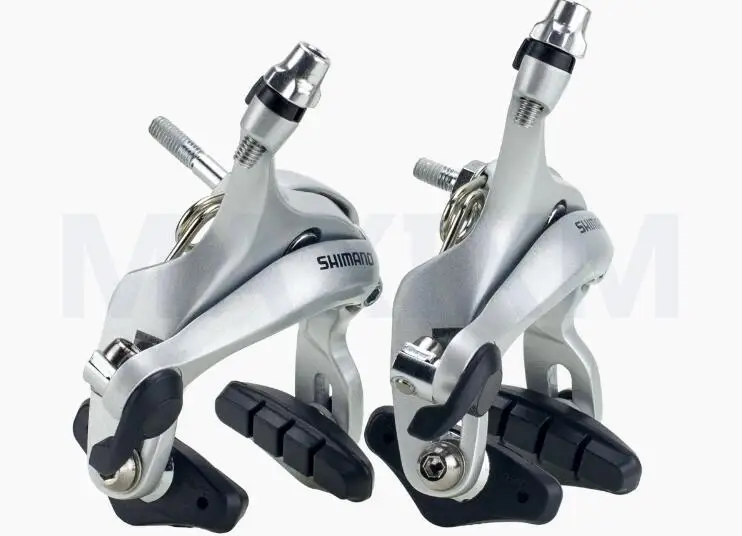 R451 Silver 1pairs Shimano R451 двойной поворотный велосипед тормозной суппорт - Цвет: R451 Silver 1pairs