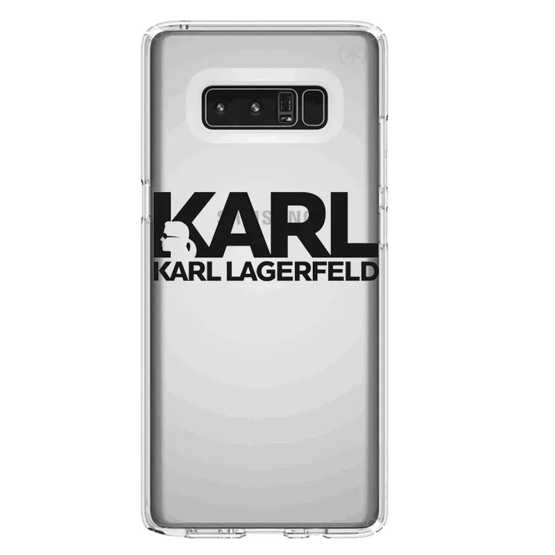 Karl Lagerfeld чехол для телефона из мягкого силикона ТПУ с рисунком телефонные чехлы