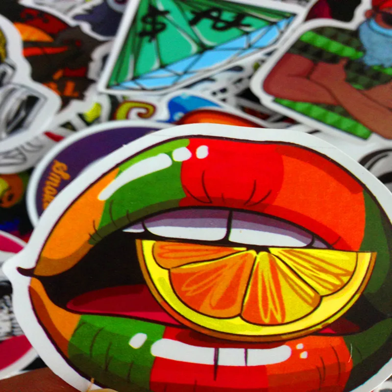 400pcs Mixed Random stickers for laptop sticker decal fridge skateboard PVC Travel Suitcase Wall Pencil Box toy | Игрушки и хобби