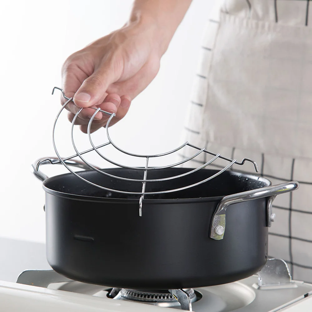 Японская Бытовая маленькая фритюрница с держателем масляного фильтра