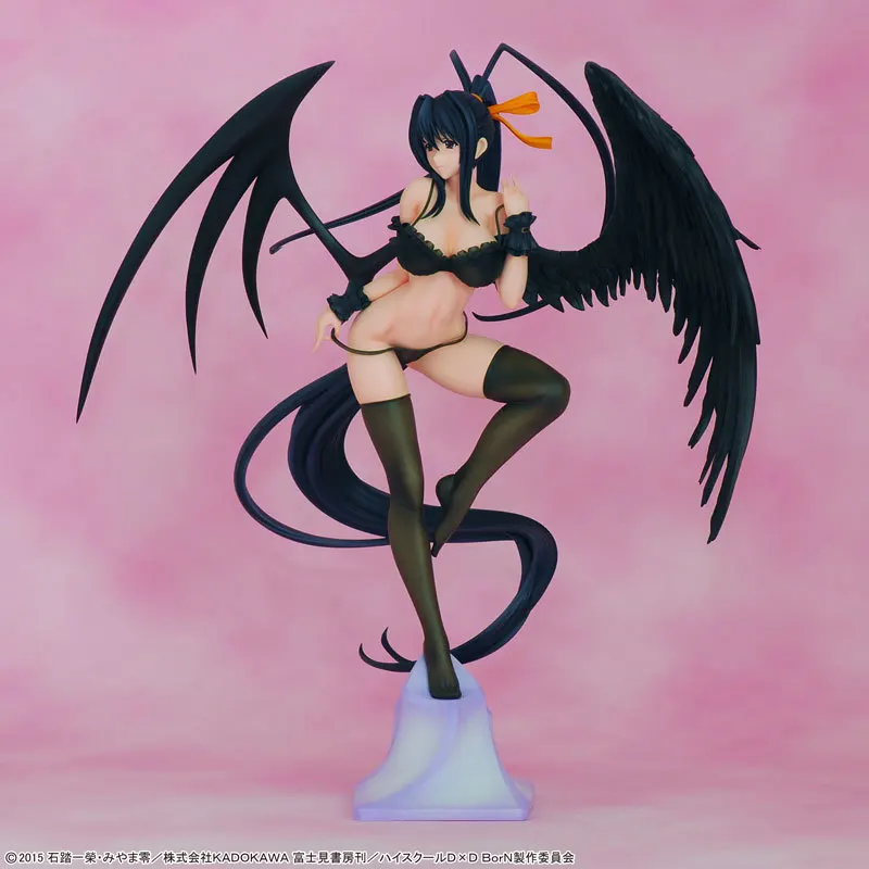 25CM High School Dxd Akeno Himejima Seduction sexy Anime Cartoon Action Figure PVC toys Collection figures for friends gifts | Игрушки и