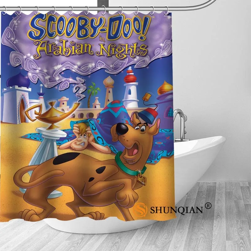 Shower Curtain Пользовательские занавески для душа Scooby Doo, занавески для ванной комнаты, высокое качество, полиэстер, занавески для ванной, для дома, отеля, украшения для ванной комнаты - Цвет: Shower Curtain