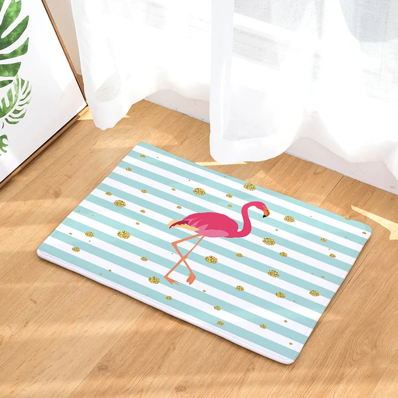 Дверной коврик в скандинавском стиле с принтом животных мультяшный растениями