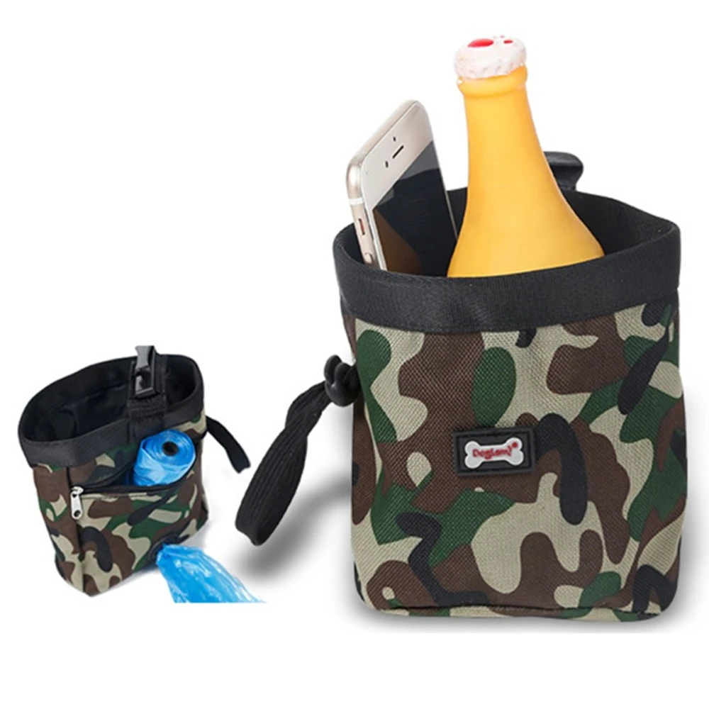 Сумка поясная съемная для собак Портативная сумка со съемным карманом кормления
