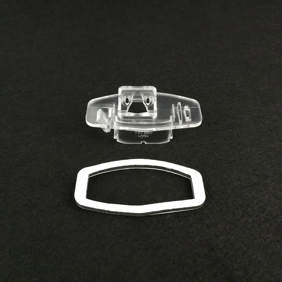 Only Plastic Frame HD 4 LEDCCD ночного видения автомобиля заднего вида водостойкая камера заднего вида для Honda Civic Accord Crider Greiz City спиральная посадка 2012 2013 - Название цвета: Only Plastic Frame