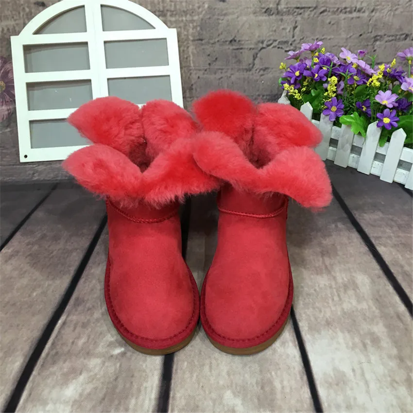 2021 красочные женские классические зимние сапоги из натурального меха