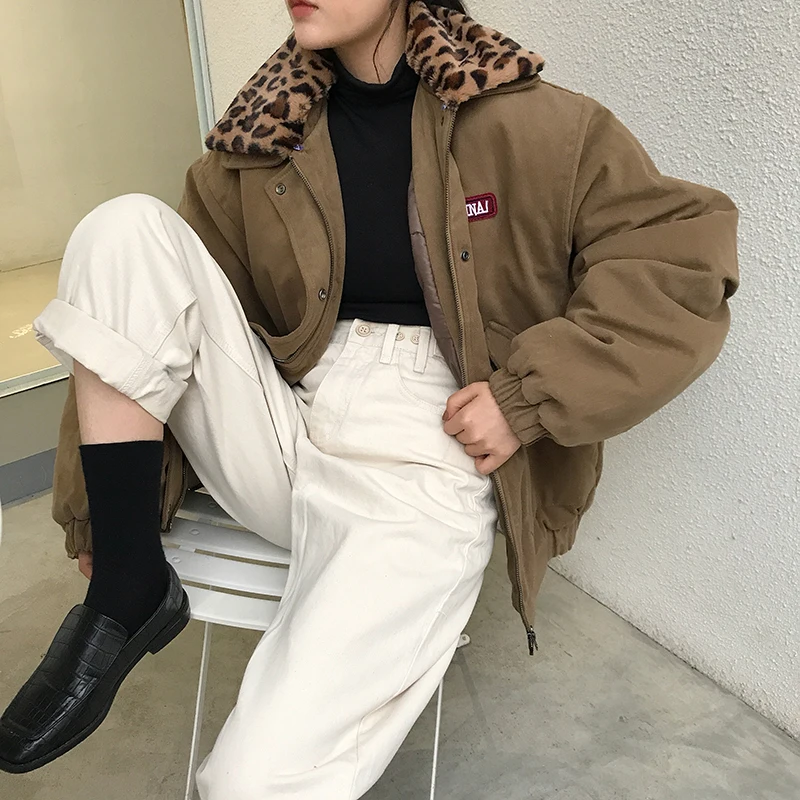 Loosen jacket winter warm Outerwear Plus Size women 2019 Harajuku military wthick coat ladies parka | Женская одежда