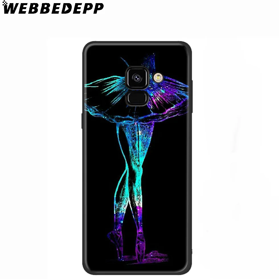 WEBBEDEPP балерины танец балет силиконовый чехол для Samsung Galaxy A3 A5 A6 A7 A8 A9 A10 A20 A30 A40 A50 A70