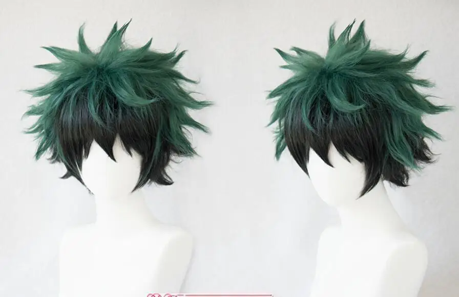 My Hero Academy Izuku Midoriya зеленый парик для косплея синтетические волосы реквизит