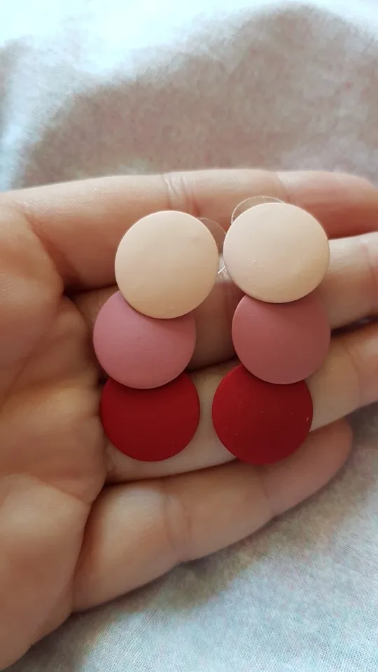 Женские серьги из цинкового сплава Comiya Простые Длинные подвески в Корейском