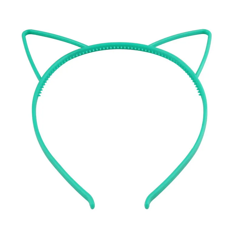 Модные милые повязки на голову с кошачьими ушками 10 шт./лот Женская повязка