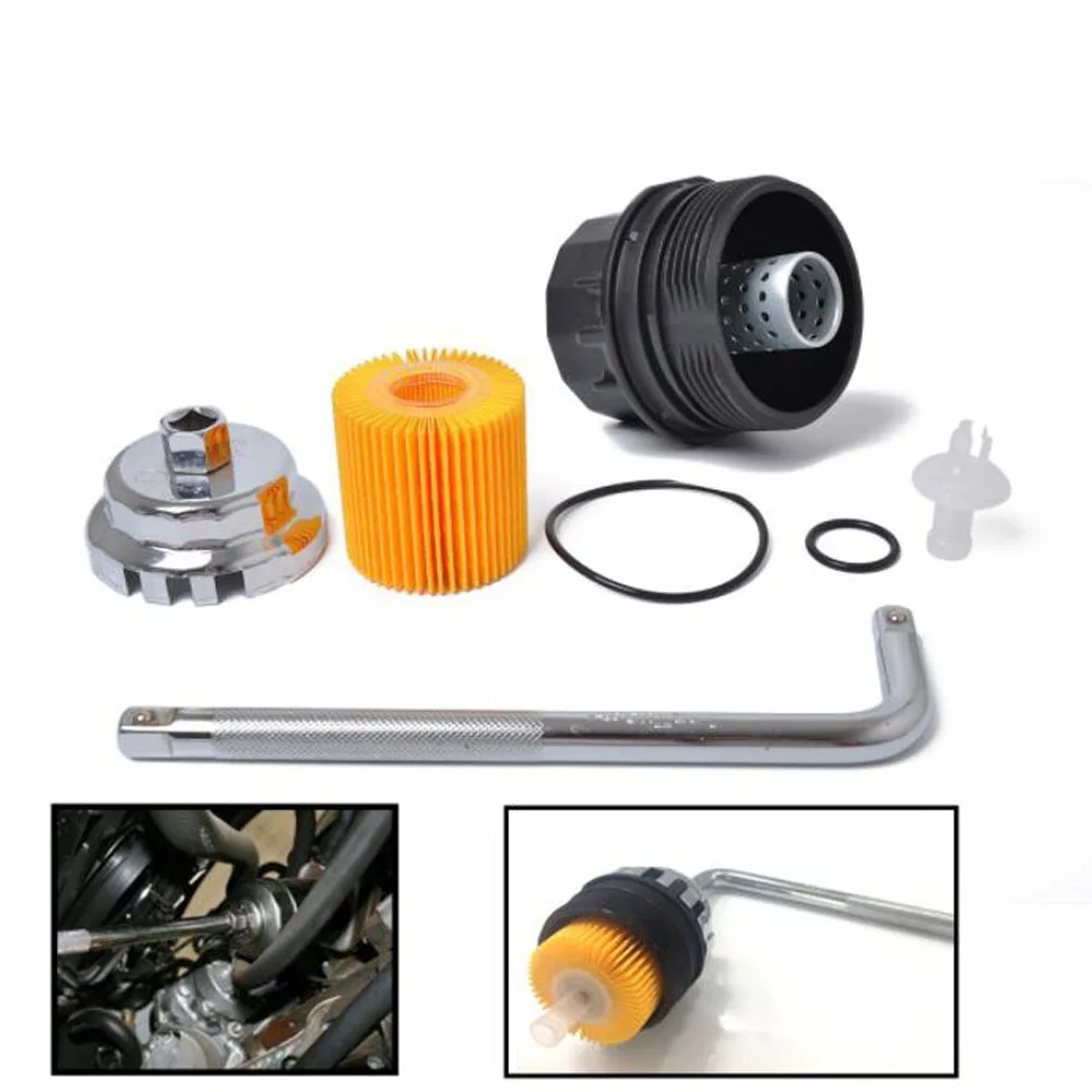 Масляный фильтр и крышка фильтра типа масляного элемента гаечный ключ для Toyota