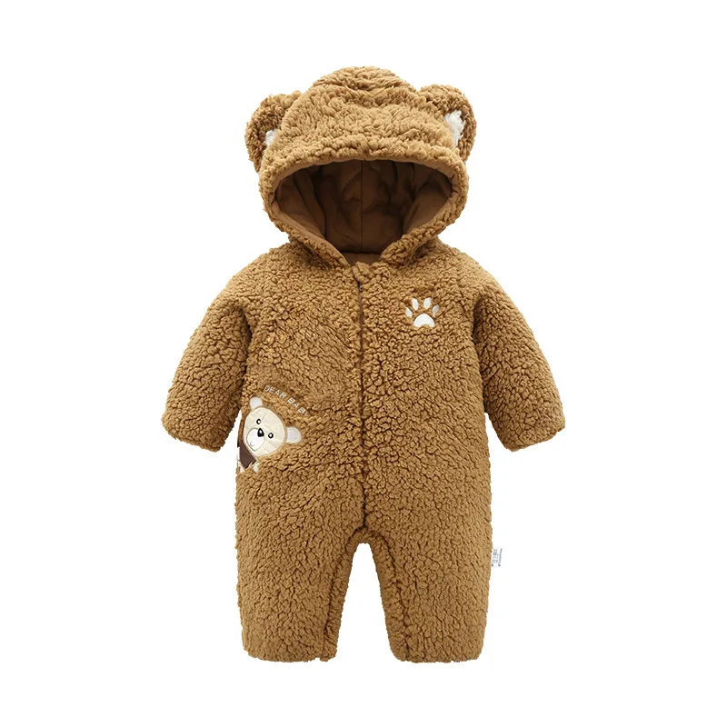 Комбинезон детский утепленный 2018 унисекс хлопок размер: 3 m/6м/9 m/12м/18 m/24м 2