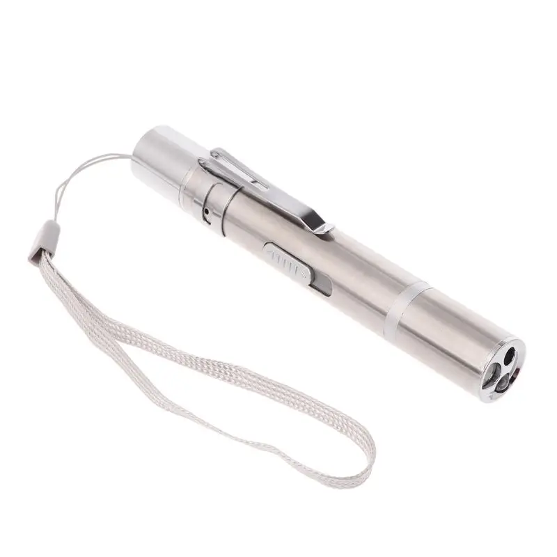 Забавный кот палка лазерная указка с веревкой USB перезаряжаемая светодиодная