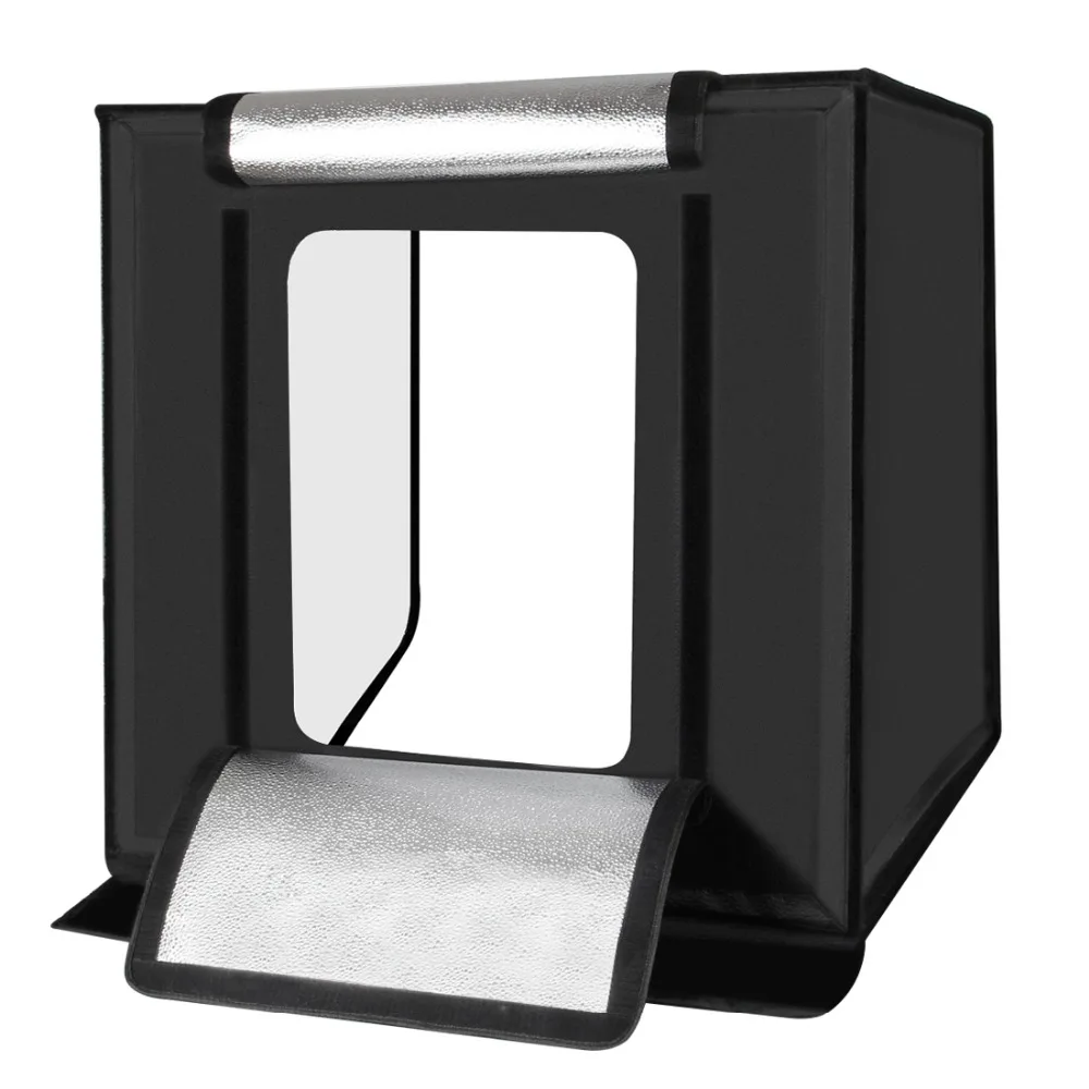 Мини софтбокс для фотостудии PULUZ 40*40*40 см портативный Настольный со светодиодным
