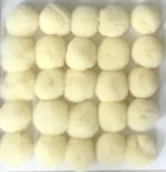 Beige Помпоны, 6 см, искусственный кроличий мех, помпоны, кроличий мех, шар для шапки, Рекс, кролик, очаровательный брелок на сумку, аксессуары, DIY, сумки, запчасти, 25 шт - Цвет: Beige