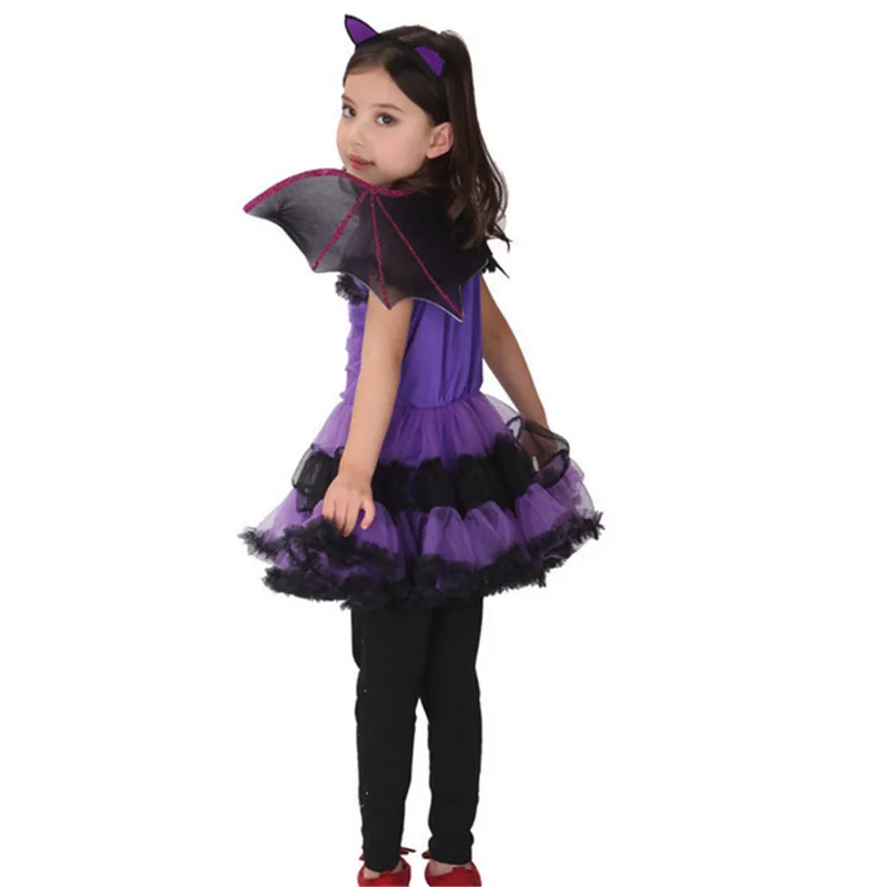 2018 новый высококачественный фиолетовый Бат Хеллоуин рождественских костюм
