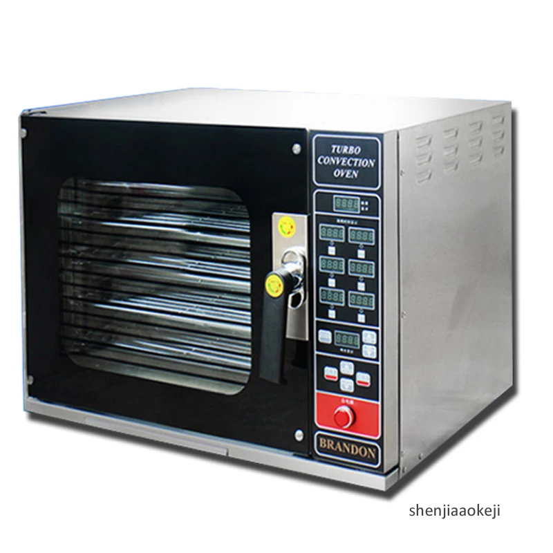

Commercial oven Hot air circulation electric stove 4-layers Stainless Steel Multi-function baking mchine for burger/bread/pizza