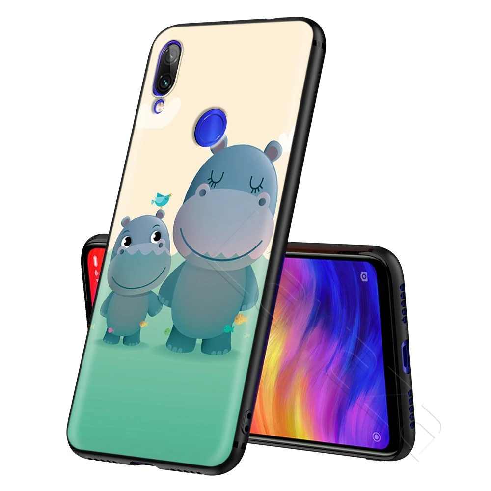 Милый чехол Lavaza с мультяшным бегемотом для Xiaomi Redmi Note 4A 4X 5 5A 6 6A 7 S2 Pro Go Prime Plus |