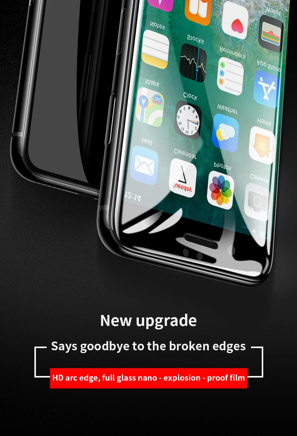 Защитная пленка для экрана Essager 5D для iPhone 8, 7, 6, 6 S, S Plus, 0,3 мм, переднее покрытие, закаленное стекло для iPhone 8 Plus, 7 plus, защита экрана