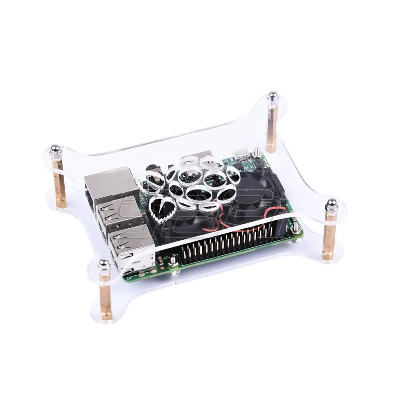 52Pi Raspberry Pi 3 Model B комплект с 5 дюймов 800*480 емкостный сенсорный дисплей монитор + 16 Гб