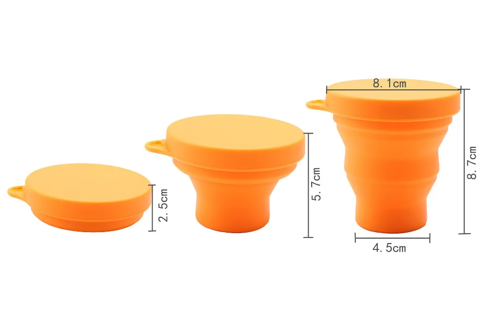 Портативная силиконовая складная бутылка для воды кемпинга путешествий|folding