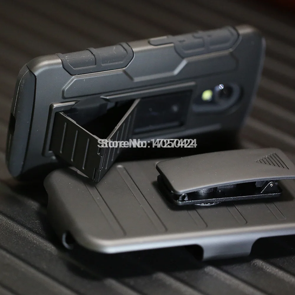 Защитный противоударный чехол + кобура с зажимом для ремня Motorola Moto G2 G 2nd Gen XT1068 |