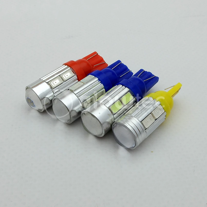 4 шт. Автомобильные светодиодные лампы T10 10SMD 5630 SMD 194 W5W| |