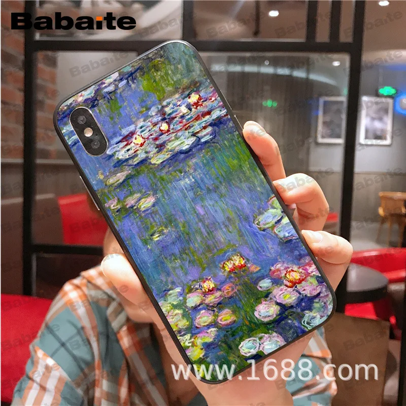 Чехол для мобильного телефона iphone 11Pro max с цветочным китайским лотосом Моне садом