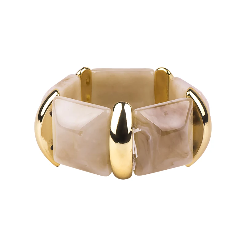 Уникальные Модные Геометрические Квадратные полимерные акриловые браслеты GuanLong