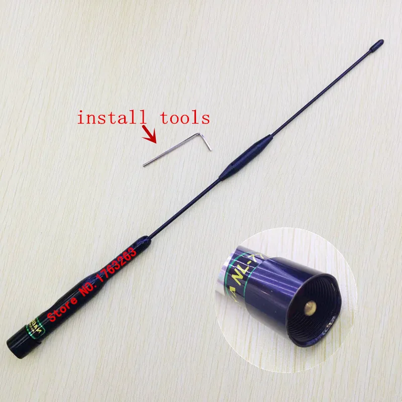 NL77B NL-77B UHF VHF 144/430mhz Dual Band High Gain antenna for car radio basic vehicle radio walkie talkie
