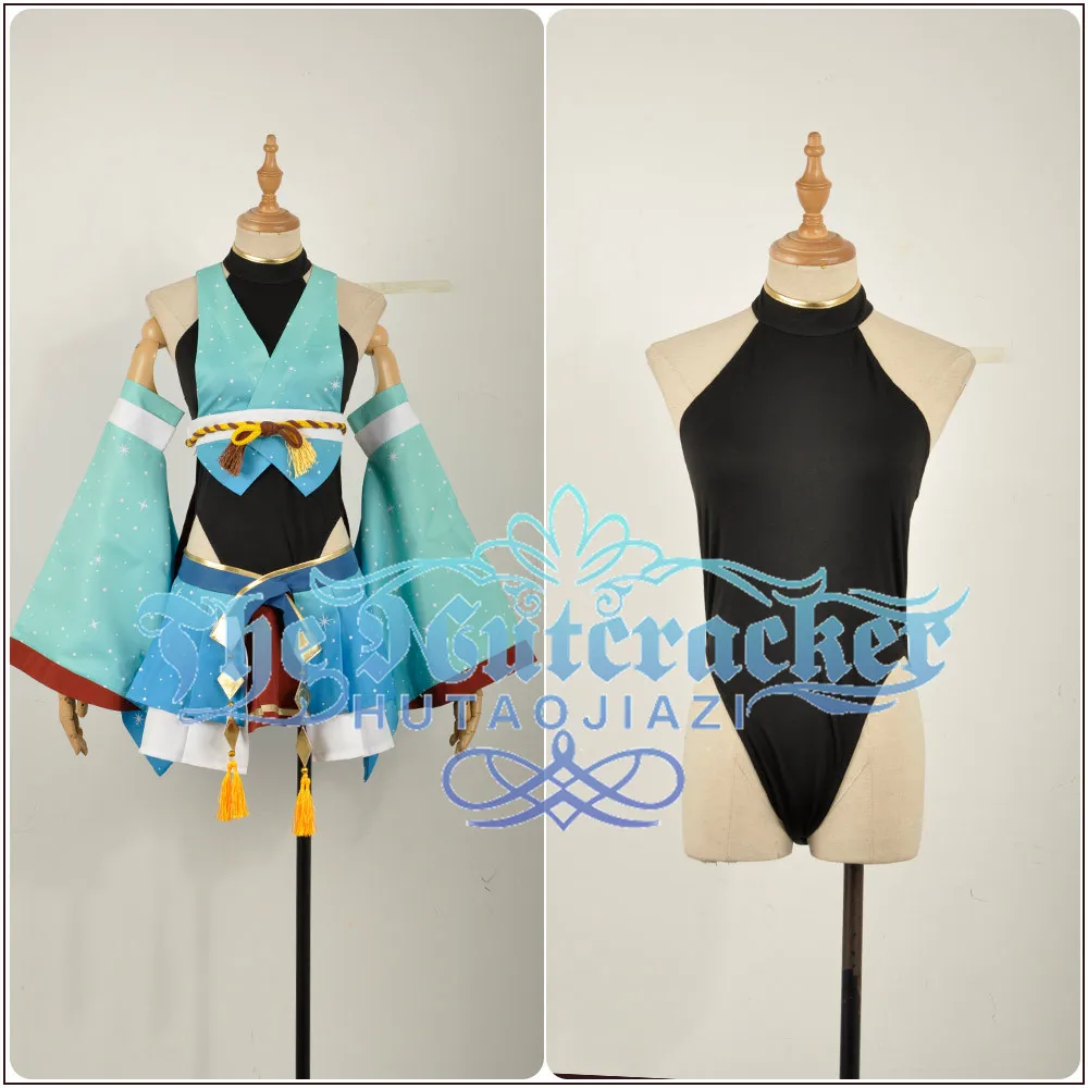 Милый! Солнечный свет! Aqours Kunikida Hanamaru костюм для косплея на заказ синее кимоно