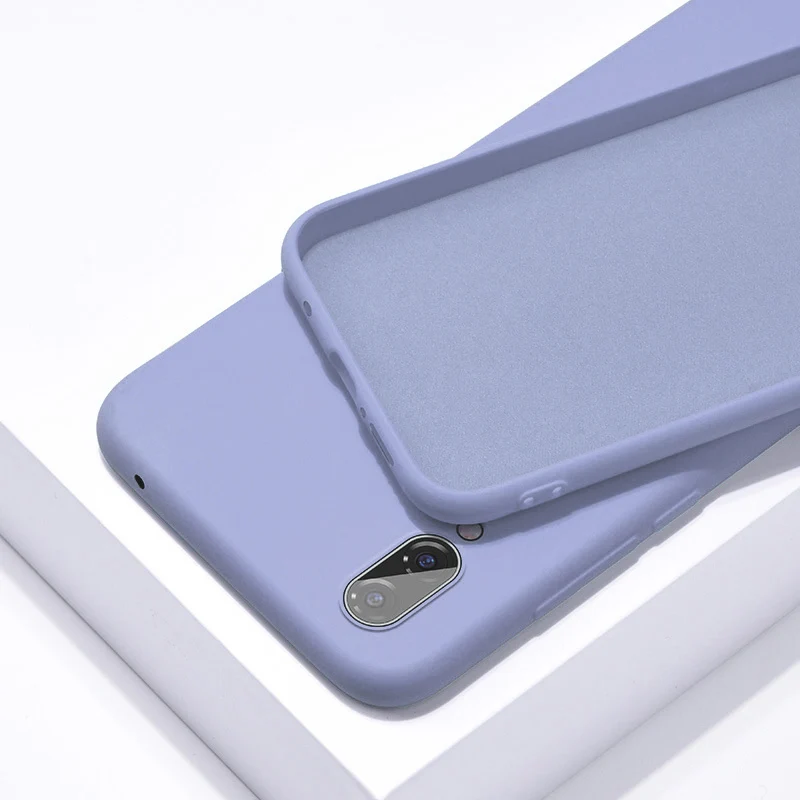 Чехол для huawei Y6 Y7 P10 P20 P30 Коврики 20 Lite Honor 20 Pro 8X10 10i 9 Lite Nova3 3i 4 P Smart Plus чехол из жидкого силикона - Цвет: Purple