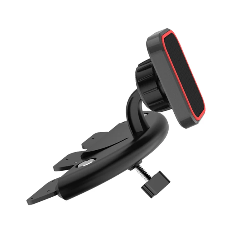 Square Red XMXCZKJ автомобильный магнитный держатель для мобильного телефона CD слот поддержка для iPhone X 8 Магнитная подставка для смартфона сотовый телефон gps Аксессуары - Цвет: Square Red